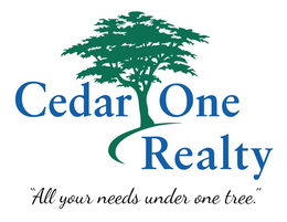 CEDAR ONE REALTY "ALL YOUR NEEDS UNDER ONE TREE." trademark