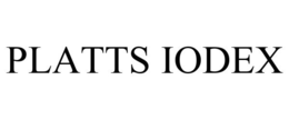 PLATTS IODEX trademark