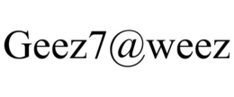 GEEZ7@WEEZ trademark