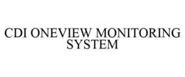 CDI ONEVIEW MONITORING SYSTEM trademark