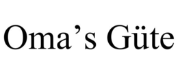 OMA'S GÜTE trademark
