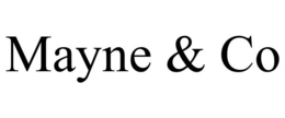 MAYNE & CO trademark