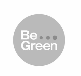 BE... GREEN trademark