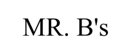 MR. B'S trademark