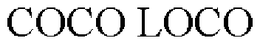 COCO LOCO trademark