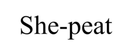 SHE-PEAT trademark
