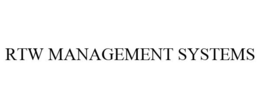 RTW MANAGEMENT SYSTEMS trademark