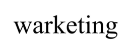 WARKETING trademark