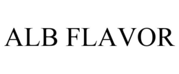 ALB FLAVOR trademark