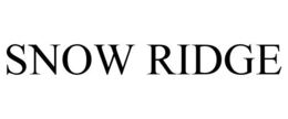SNOW RIDGE trademark