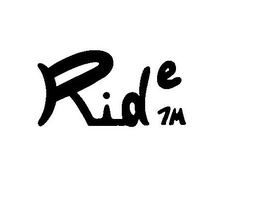 RIDE trademark