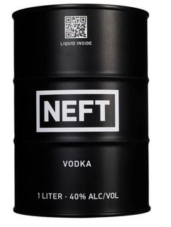 LIQUID INSIDE NEFT VODKA 1 LITER 40% ALC/VOL trademark