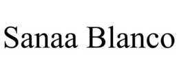 SANAA BLANCO trademark