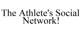 THE ATHLETE'S SOCIAL NETWORK! trademark