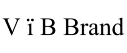 V Ï B BRAND trademark