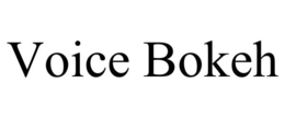 VOICE BOKEH trademark