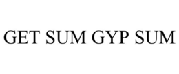 GET SUM GYP SUM trademark