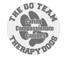 THE GO TEAM CARING COMPASSIONATE CANINES THERAPY DOGS trademark