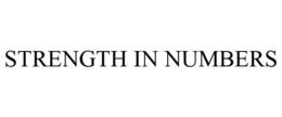 STRENGTH IN NUMBERS trademark