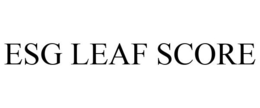 ESG LEAF SCORE trademark