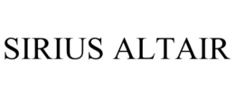 SIRIUS ALTAIR trademark