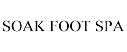 SOAK FOOT SPA trademark