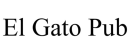 EL GATO PUB trademark