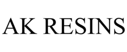 AK RESINS trademark