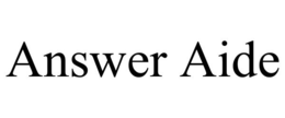 ANSWER AIDE trademark