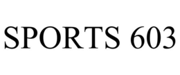 SPORTS 603 trademark