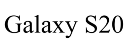 GALAXY S20 trademark