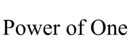 POWER OF ONE trademark