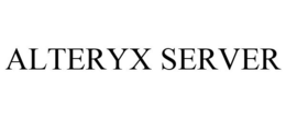 ALTERYX SERVER trademark
