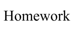 HOMEWORK trademark