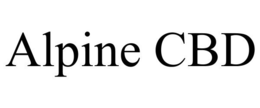 ALPINE CBD trademark