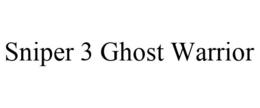 SNIPER 3 GHOST WARRIOR trademark
