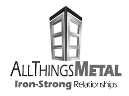 ALL THINGS METAL IRON-STRONG RELATIONSHIPS trademark