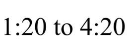1:20 TO 4:20 trademark
