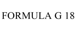 FORMULA G 18 trademark