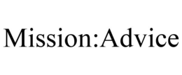 MISSION:ADVICE trademark