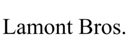 LAMONT BROS. trademark
