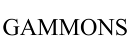 GAMMONS trademark