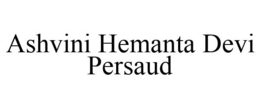 ASHVINI HEMANTA DEVI PERSAUD trademark