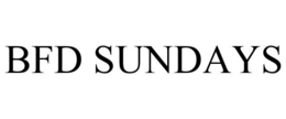 BFD SUNDAYS trademark