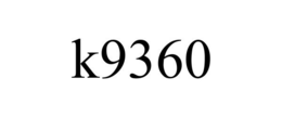 K9360 trademark