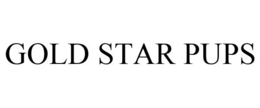 GOLD STAR PUPS trademark