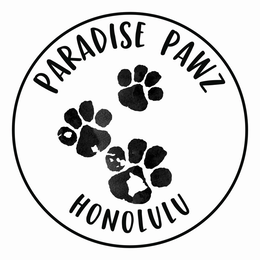 PARADISE PAWZ HONOLULU trademark