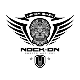 CUSTOM BUILDS NOCK ON CUSTOM ARCHERY 1010 10 trademark