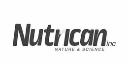 NUTRICAN INC. NATURE & SCIENCE trademark