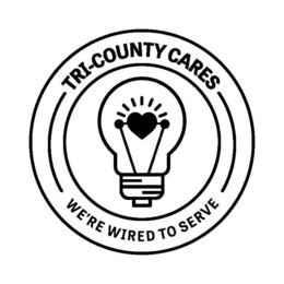 TRI-COUNTY CARES WE'RE WIRED TO SERVE trademark